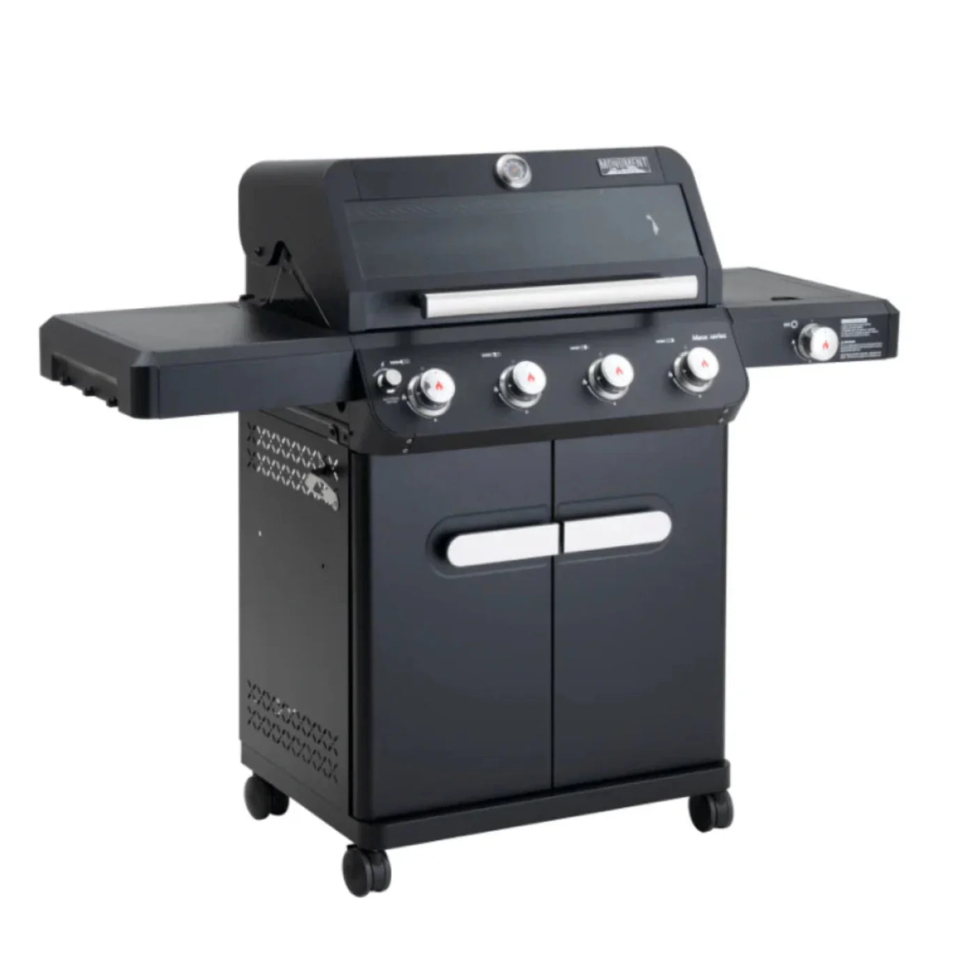 Monument Grills Mesa 425 Series | 4 Burner Propane Gas Grill in Black - M425