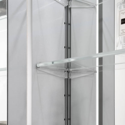 Blossom Sirius – 24 Inches LED Medicine Cabinet with Clock - MCL3 2432L - Backyard Provider