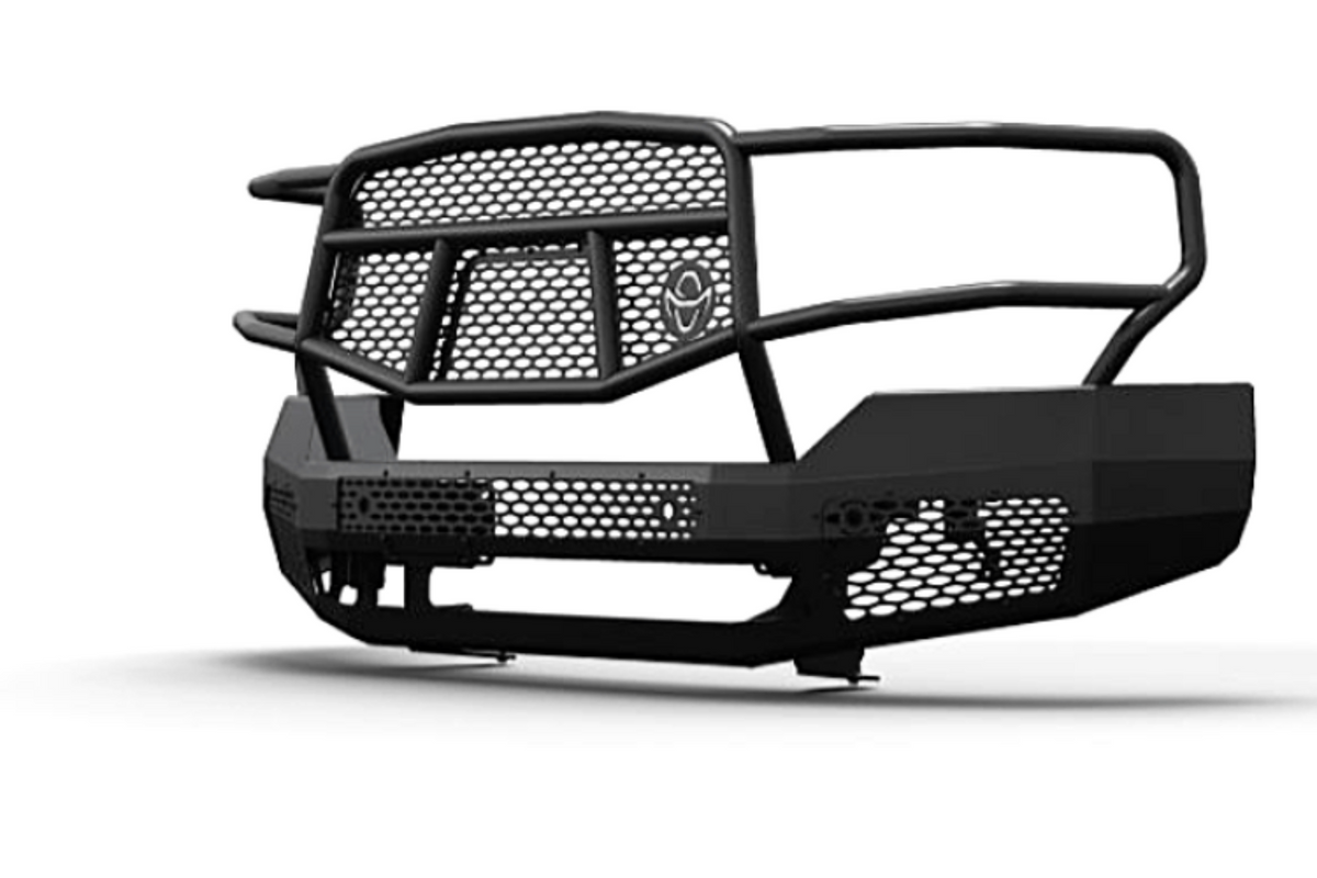 Ranch Hand MFG151BM1 2015-2019 GMC Sierra 2500/3500 Midnight Series Front Bumper With Grille Guard - MFG151BM1