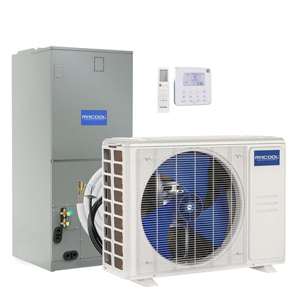 MRCOOL 36K BTU 18 SEER Ducted Air Handler, Condenser, 25 Ft. Lineset, CENTRAL-36-HP-230-25