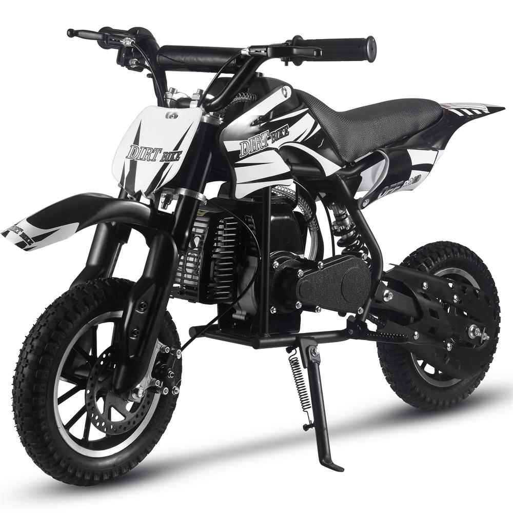 MotoTec Alien 50cc 2-Stroke Kids Dirt Bike Black