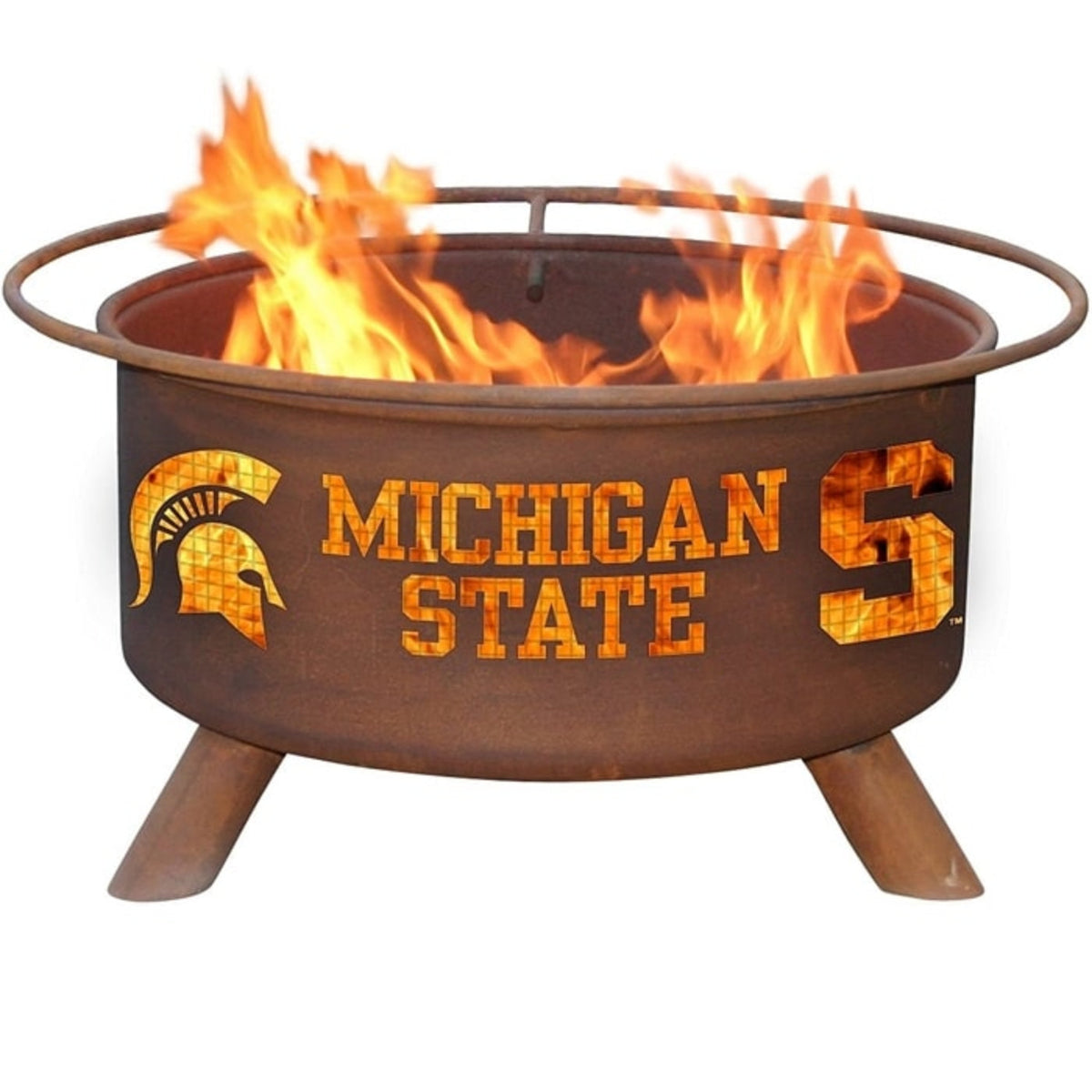 Patina Michigan State Steel Fire Pit by Patina Products - F403