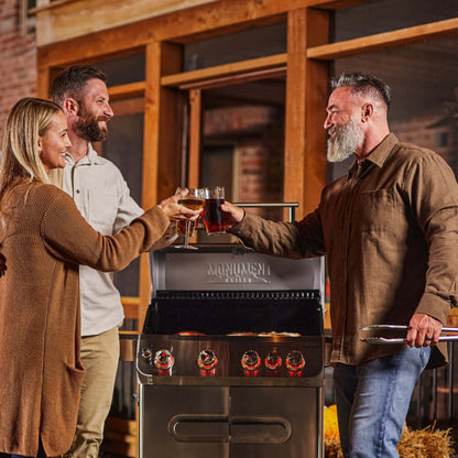Monument Grills Mesa 415BZ Series | 4 Burner Propane Gas Grill in Stainless Steel - M415BZ
