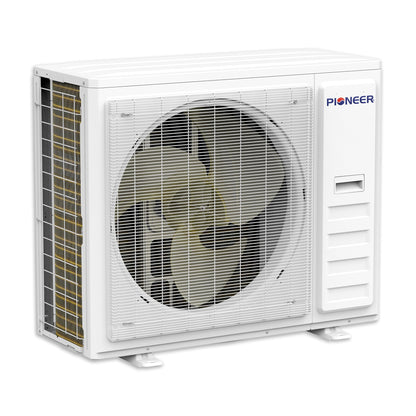 Pioneer Dual Split 36000 BTU 3-Ton Quantum Ultra Wi-Fi 22.5 SEER2 Energy-Star Multi (2) Zone Wall Mount Air Conditioner Heat Pump 230-Volt - WYT040GLSI24M4-18W-18W
