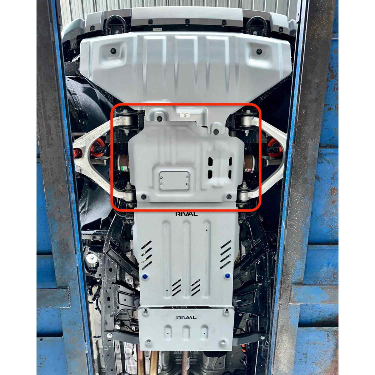 RIVAL Aluminum Engine Skid Plate 2024+ Ford Ranger, Raptor | 2021+ Ford Bronco 2Door 4Door - 2333.1885.1.6