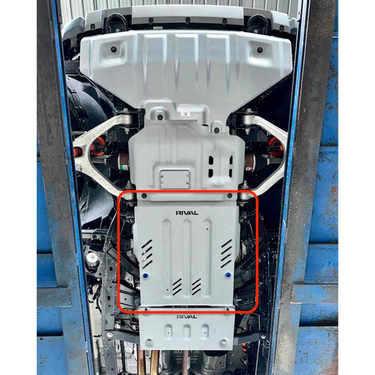 RIVAL Transmission Skid Plate 2024+ Ford Ranger, Raptor | 2021+ Bronco 4Door