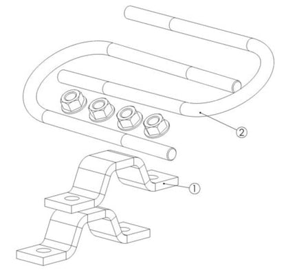 Spalding  Saddle/Pipe Clamps (6) - 301-047