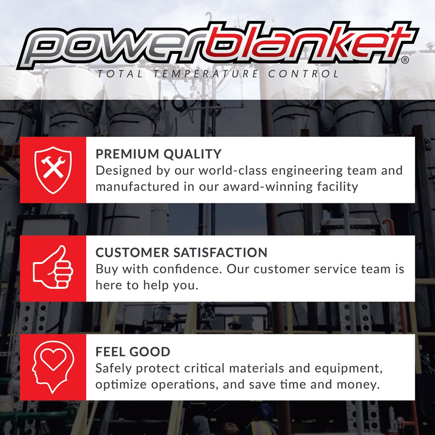 Powerblanket TH275 120 Volt 275 Gallon Adjustable Thermostatic Controller Tote Heater New - TH275
