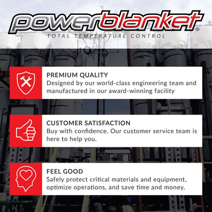 Powerblanket TH275 120 Volt 275 Gallon Adjustable Thermostatic Controller Tote Heater New - TH275