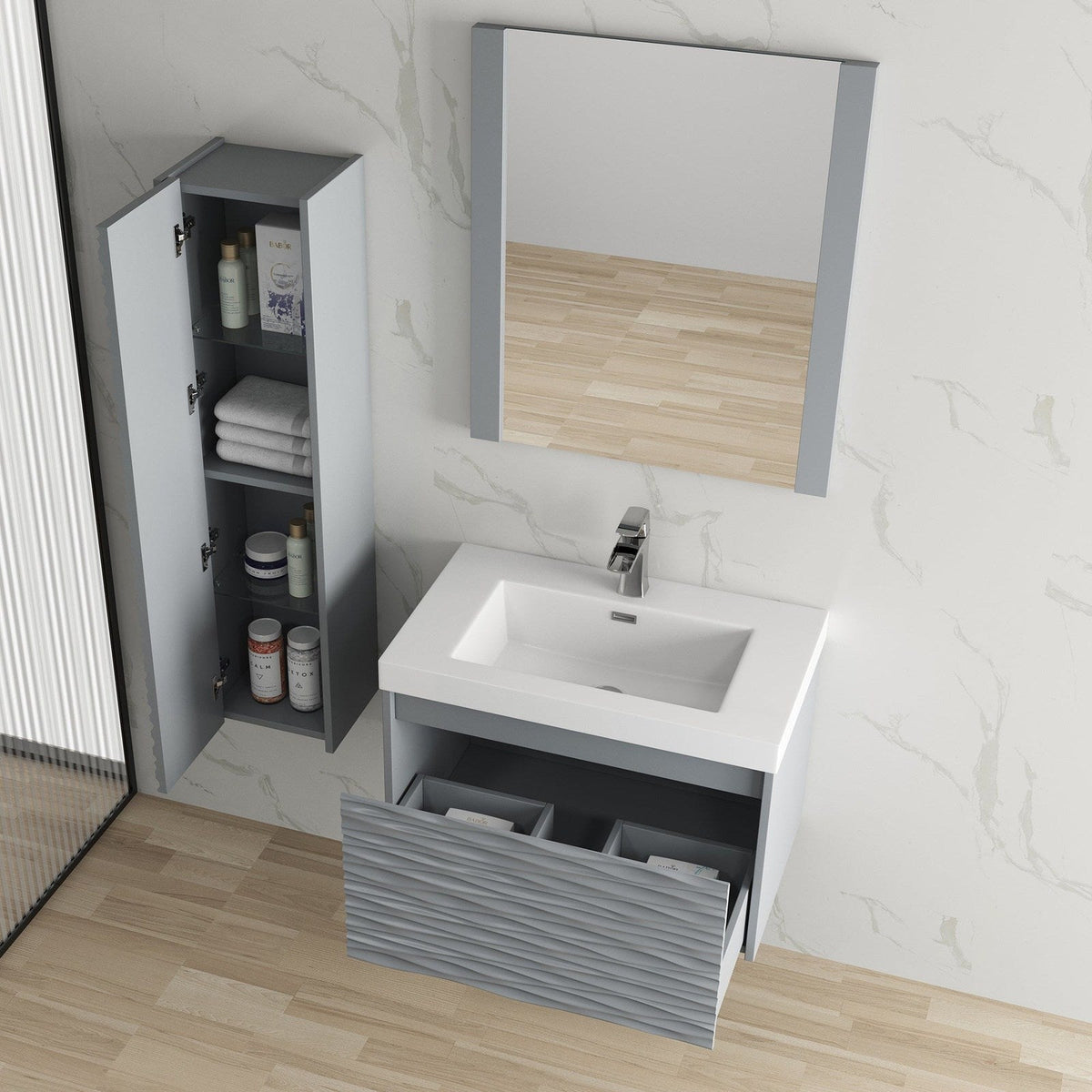 Blossom Paris 30 Inch Bathroom Vanity - V8008 30 01 - Backyard Provider