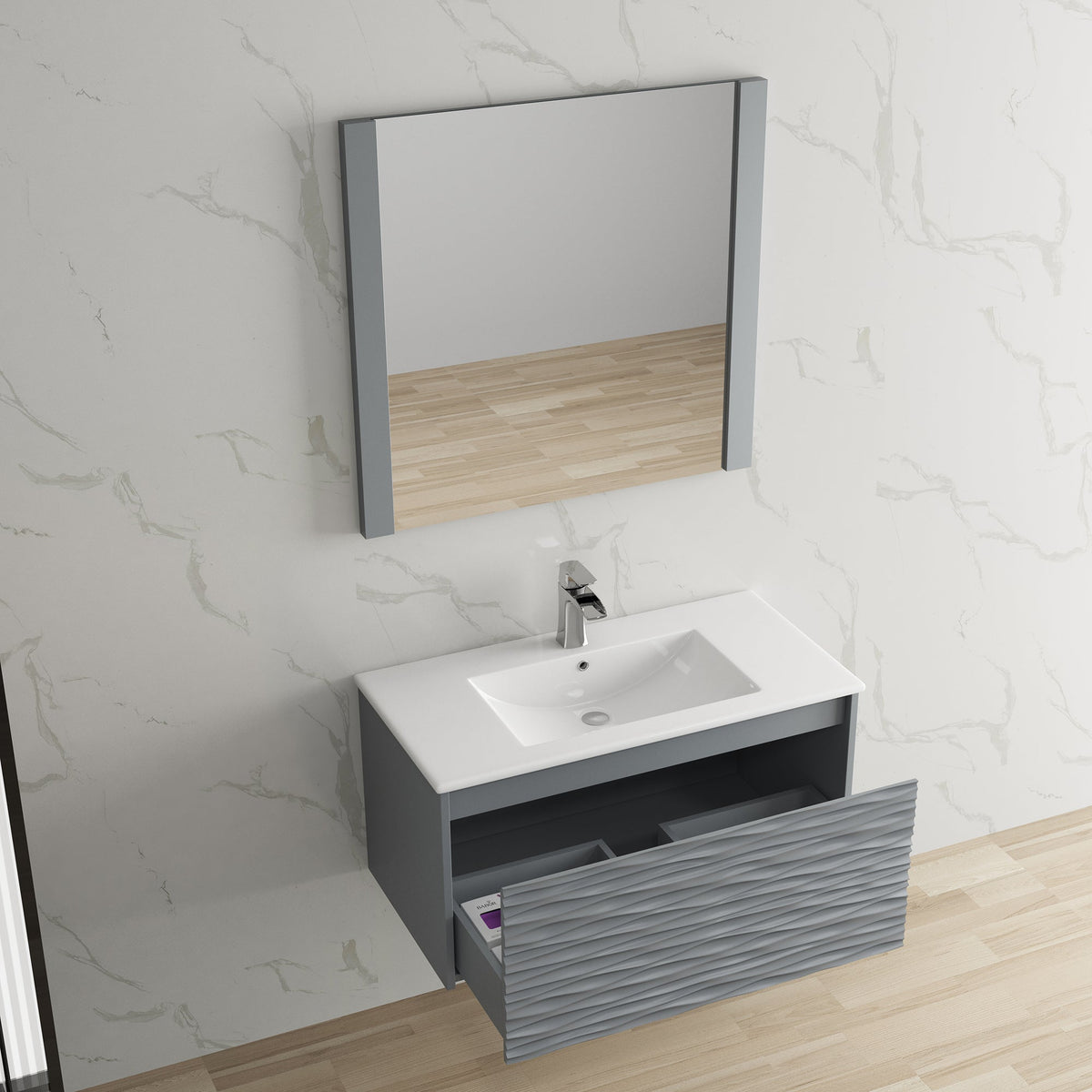 Blossom Paris 36 Inch Bathroom Vanity - V8008 36 15 - Backyard Provider