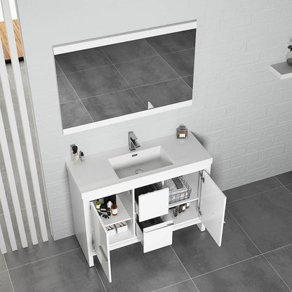 Blossom Milan 48 Inch Bathroom Vanity - V8014 48 01 - Backyard Provider