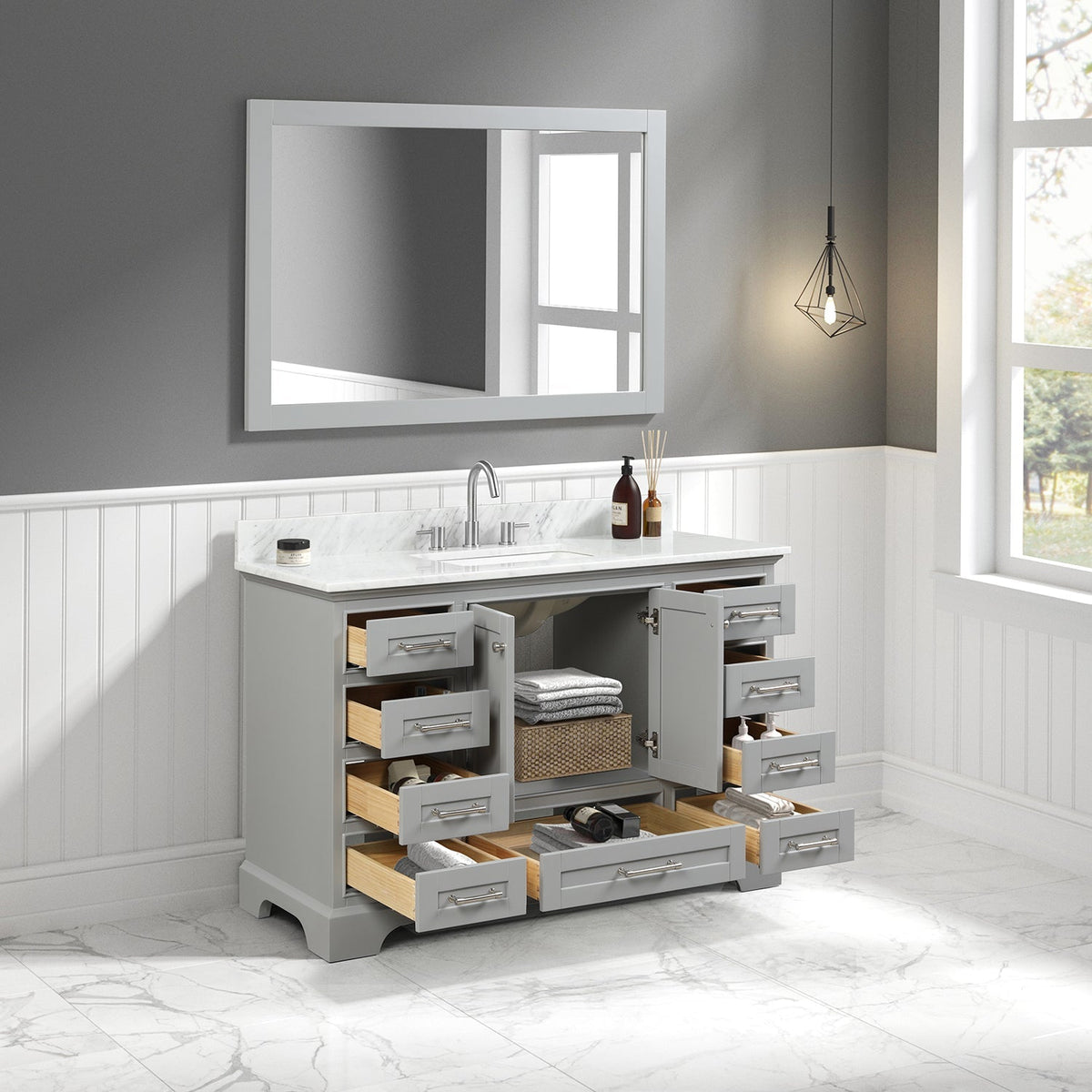 Blossom Copenhagen 48″ Bathroom Vanity - V8027 48 01 - Backyard Provider