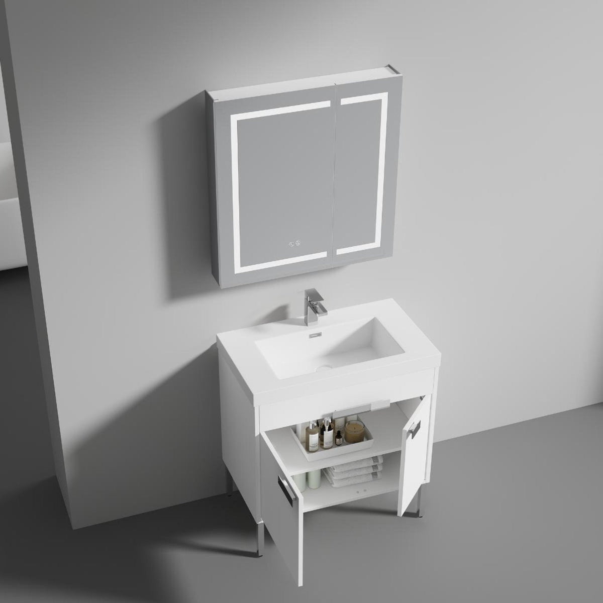 Blossom Bari 36″ Bathroom Vanity - V8030 36 01 CH - Backyard Provider