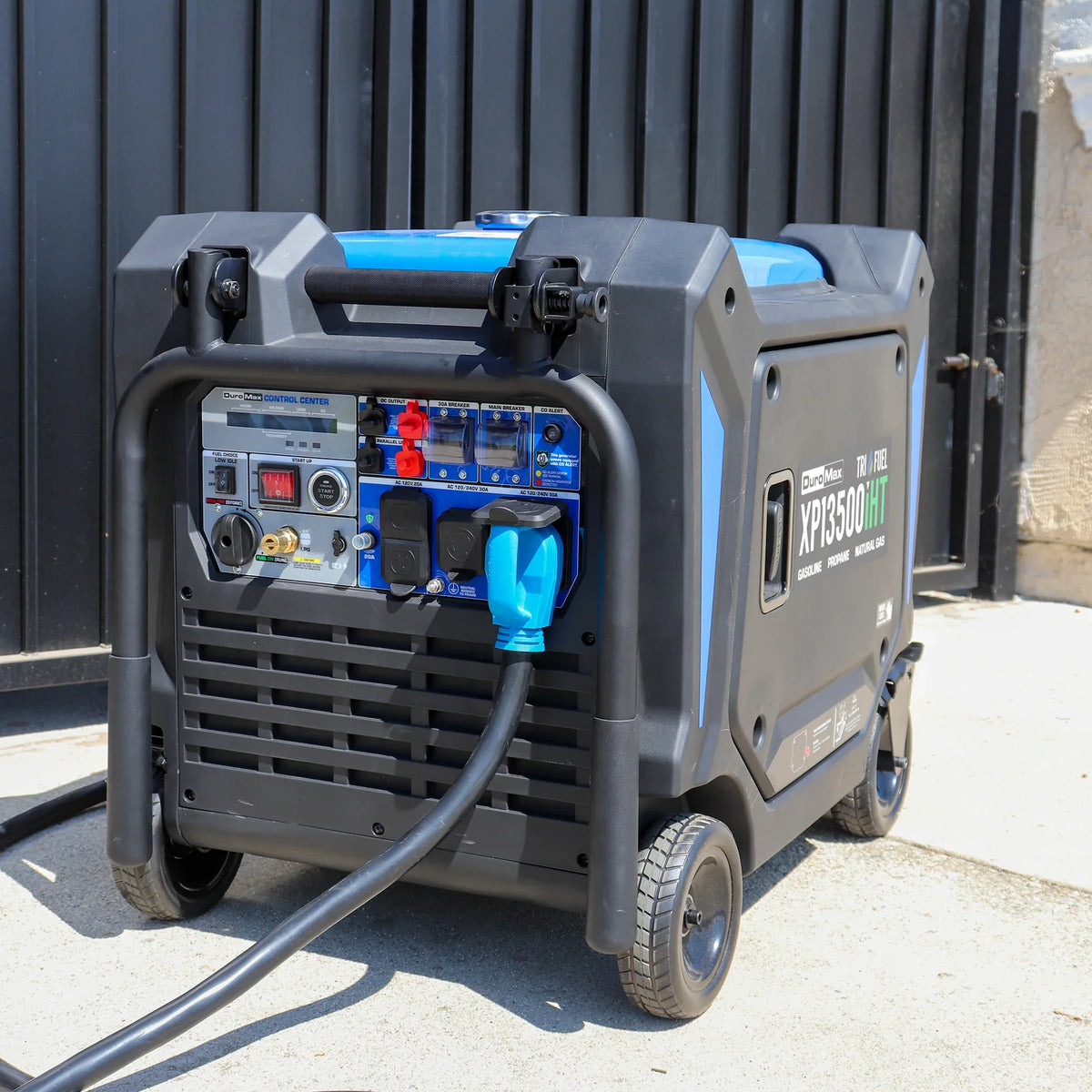 DuroMax 13,500 Watt Portable Tri Fuel Inverter Generator w/ CO Alert