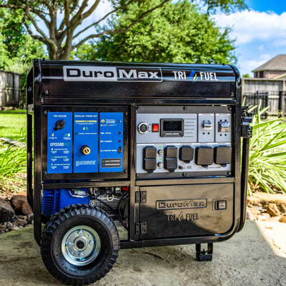 DuroMax 15,500 Watt Tri Fuel Portable  Generator w/ CO Alert