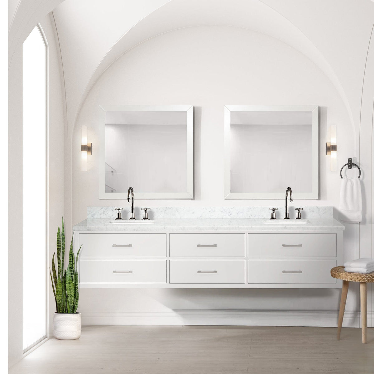 Castor 84" x 22" Double Bath Vanity - Backyard Provider