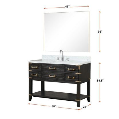 Norwalk 48" x 22" Single Bath Vanity - Backyard Provider