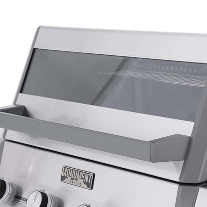 Monument Grills Eminence 405 Series | 4 Burner Tech Propane Gas Grill in Stainless Steel - E405