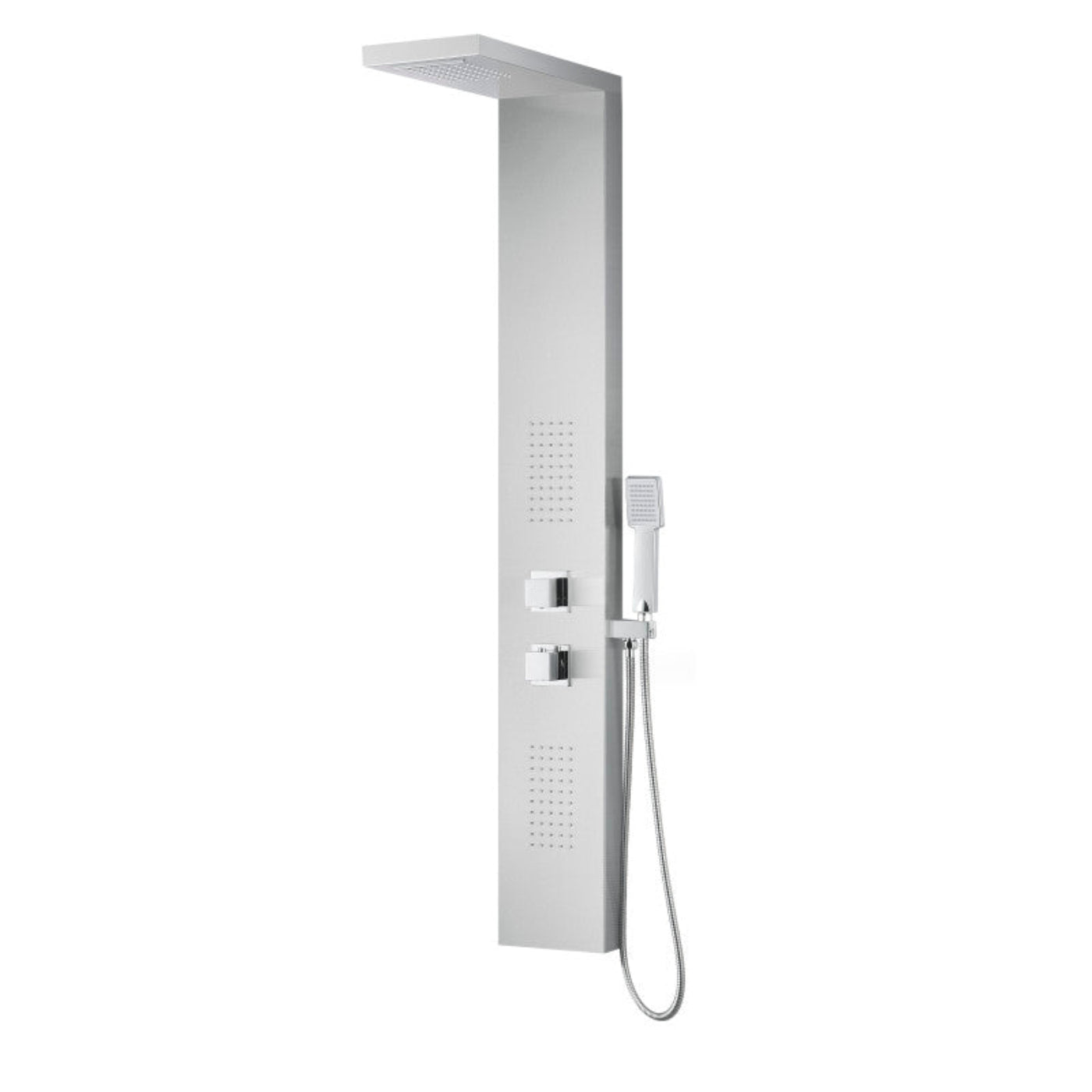 Tru Grit Govenor Series 64 in. Full Body Shower Panel with Heavy Rain Shower and Body Jet - 1770272585342_978