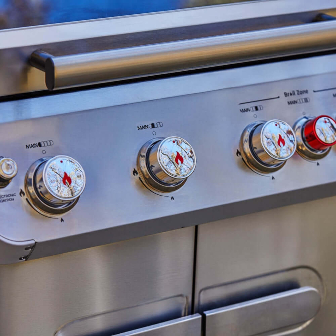 Monument Grills Mesa 415BZ Series | 4 Burner Propane Gas Grill in Stainless Steel - M415BZ