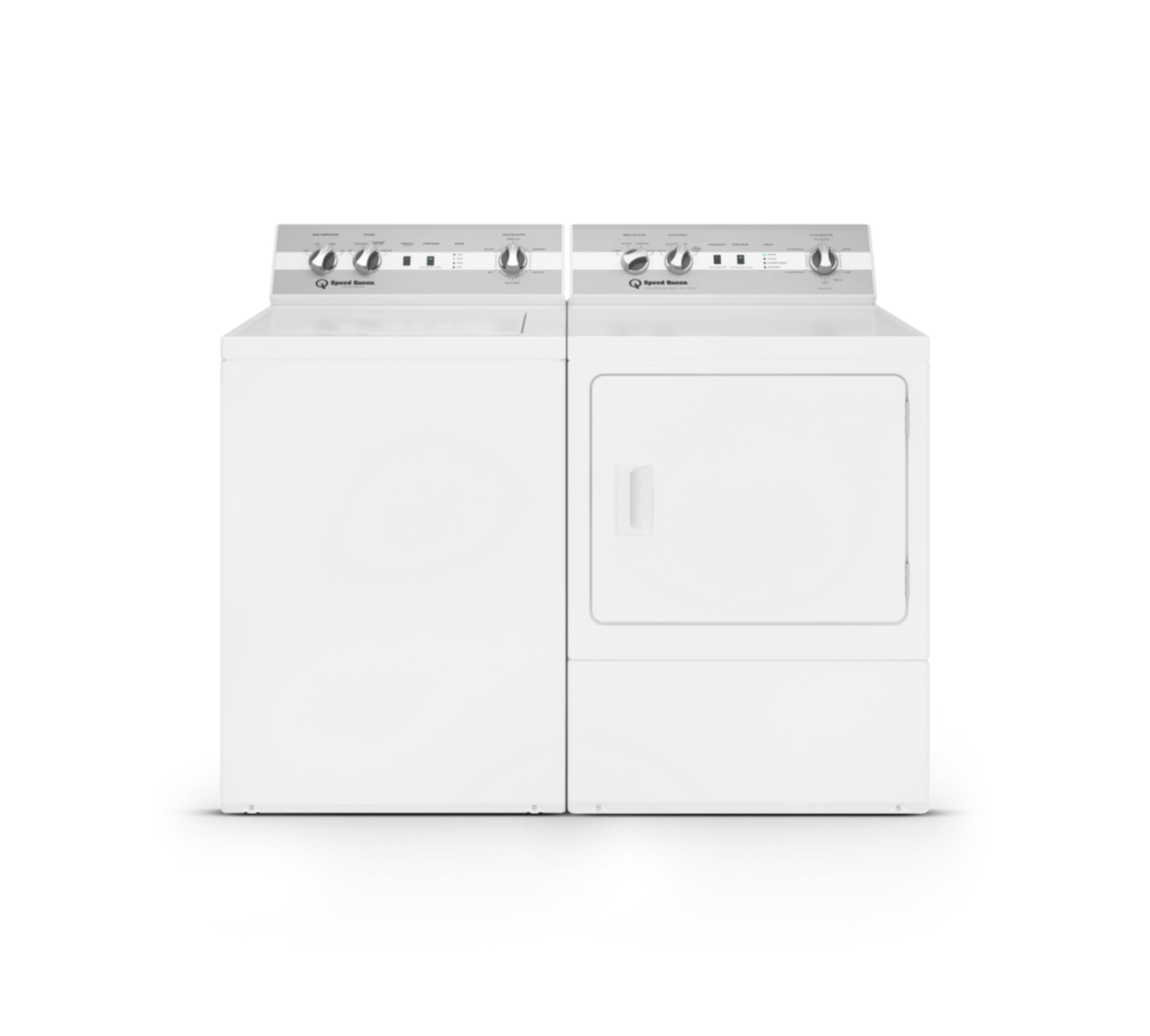 SPEED QUEEN DC5004WG DC5 Sanitizing Gas Dryer with Pet Plus Extended Tumble Steam White - DC5004WG