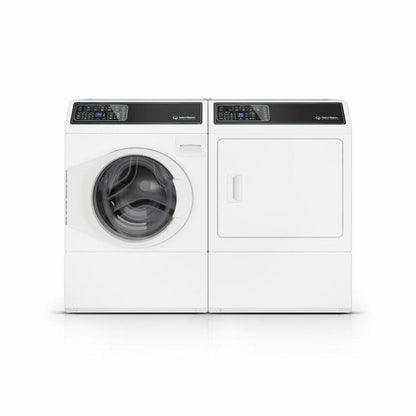 SPEED QUEEN DF7004WG DF7 Sanitizing White Gas Dryer with Front Control Pet Plus Steam Over-Dry Protection Technology ENERGY STAR White - DF7004WG