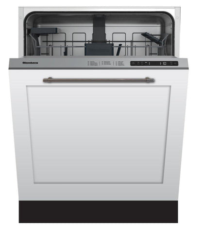 BLOMBERG APPLIANCES DWT51600FBI 24in Dishwasher Overlay 48dBA top control 6 cycle, beam on floor Custom Panel Ready - DWT51600FBI