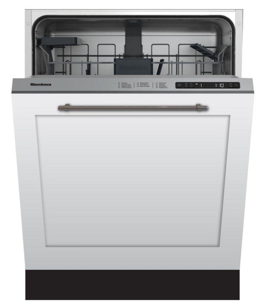 BLOMBERG APPLIANCES DWT51600FBI 24in Dishwasher Overlay 48dBA top control 6 cycle, beam on floor Custom Panel Ready - DWT51600FBI