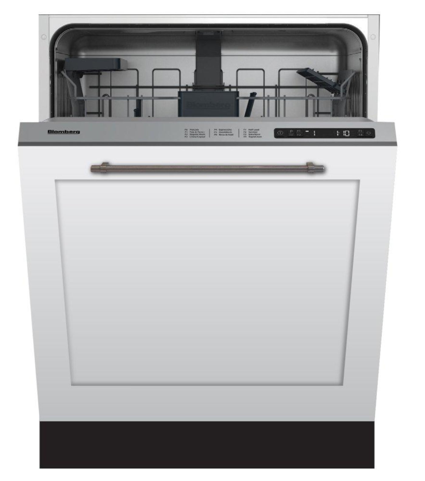 BLOMBERG APPLIANCES DWT51600FBI 24in Dishwasher Overlay 48dBA top control 6 cycle, beam on floor Custom Panel Ready - DWT51600FBI