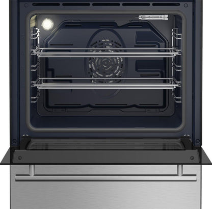 BLOMBERG APPLIANCES BIRU24102SS 24" Free-Standing Induction Slide-In Range, True Convection in Stainless Steel - BIRU24102SS
