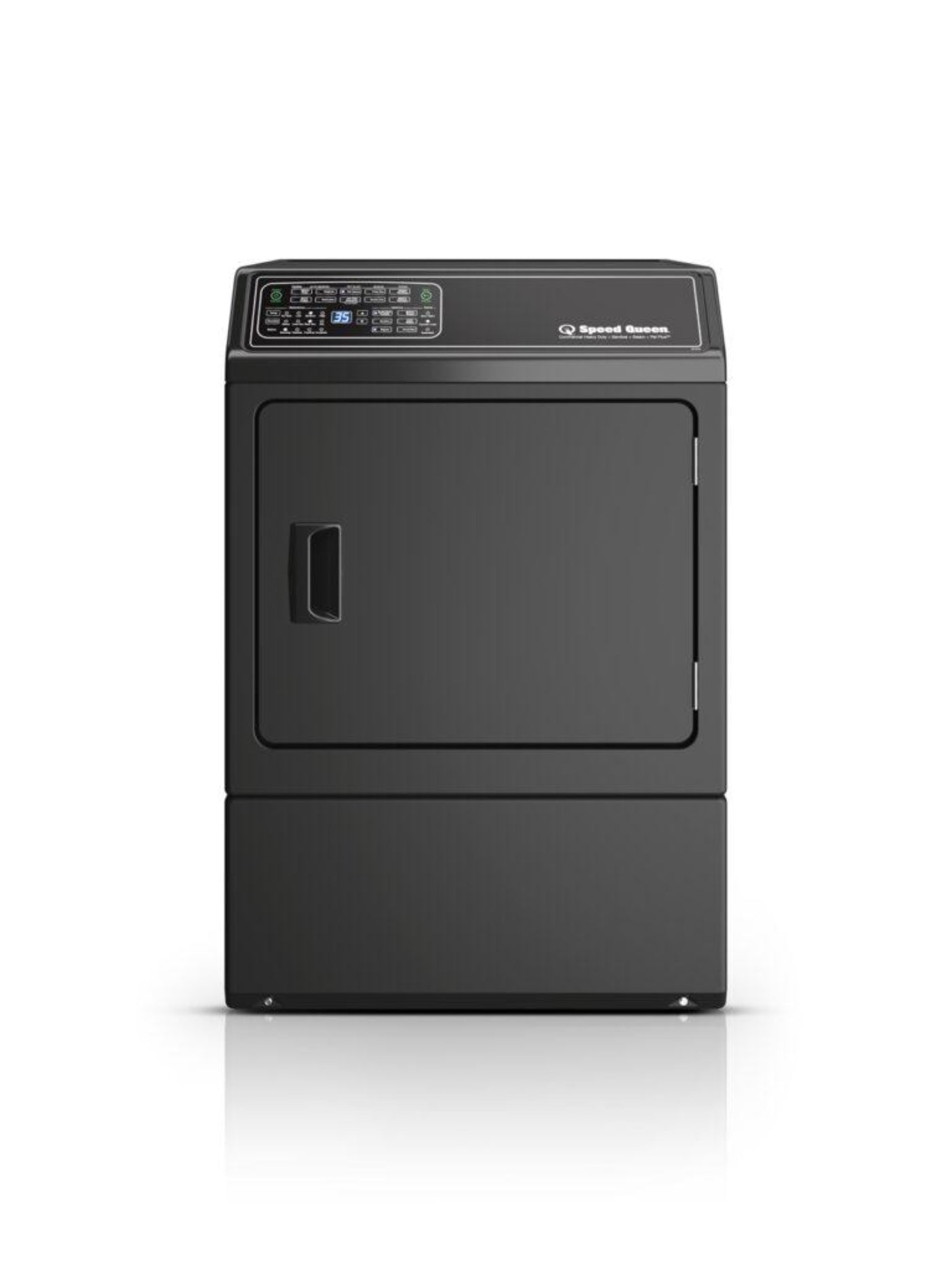 SPEED QUEEN DF7004BE DF7 Sanitizing Electric Dryer with Front Control Pet Plus Steam Over-Dry Protection Technology ENERGY STAR  in Black - DF7004BE