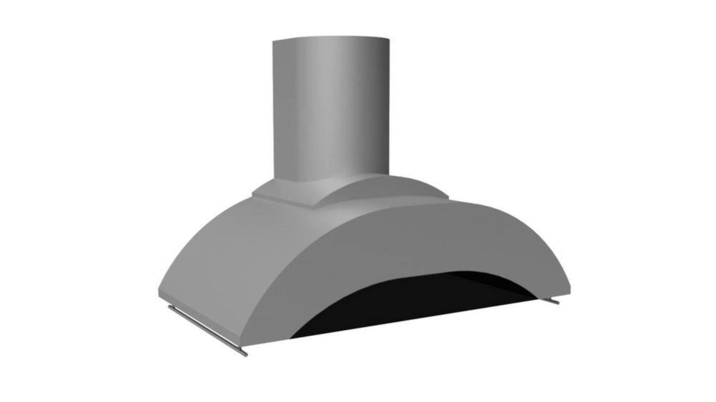 VENTAHOOD ZTH248SS 48" Wall Mounted Contemporary Range Hood in Stainless Steel - ZTH248SS