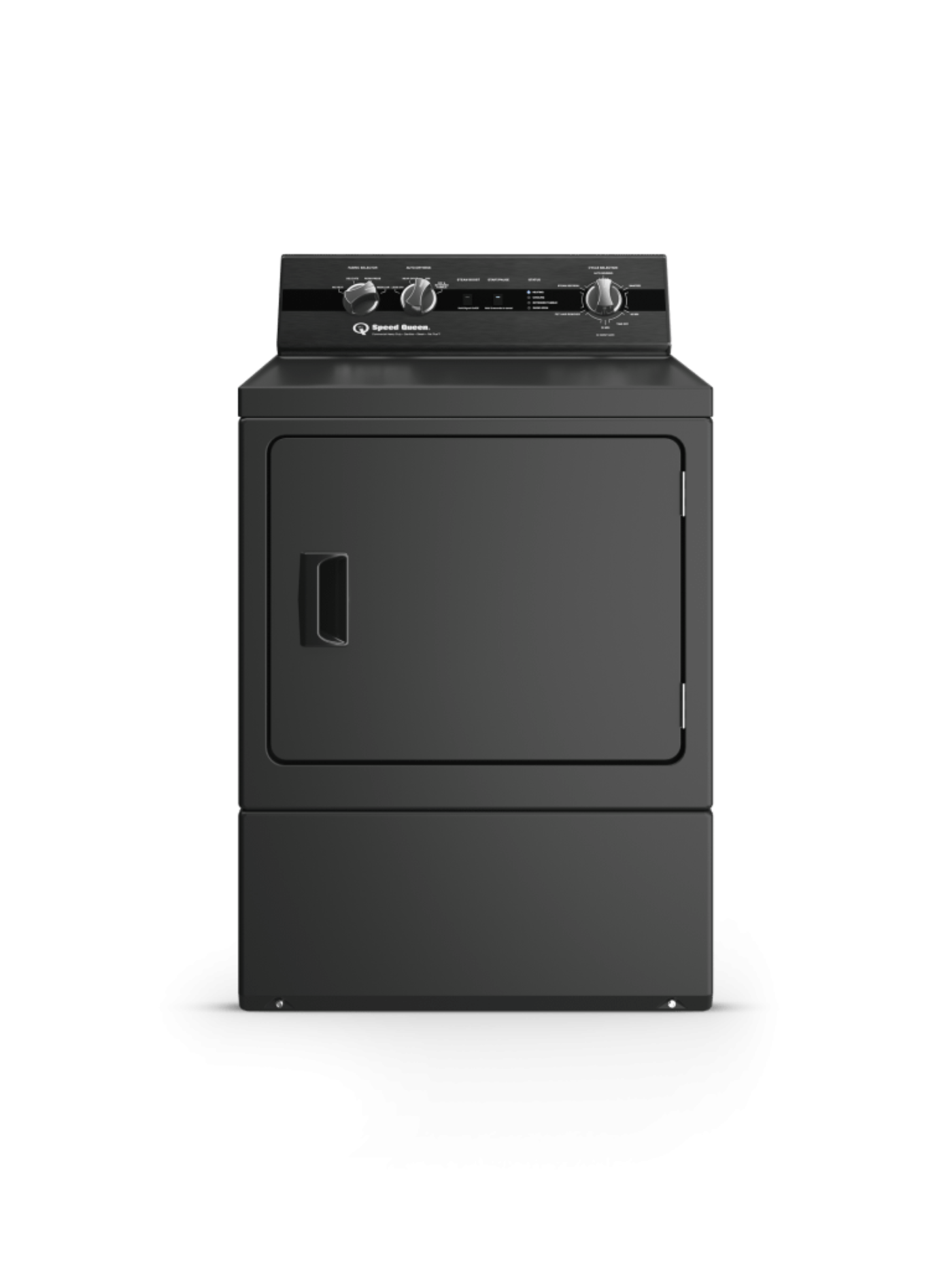 SPEED QUEEN DC5004BG DC5 Sanitizing Gas Dryer with Pet Plus Extended Tumble Steam Black - DC5004BG