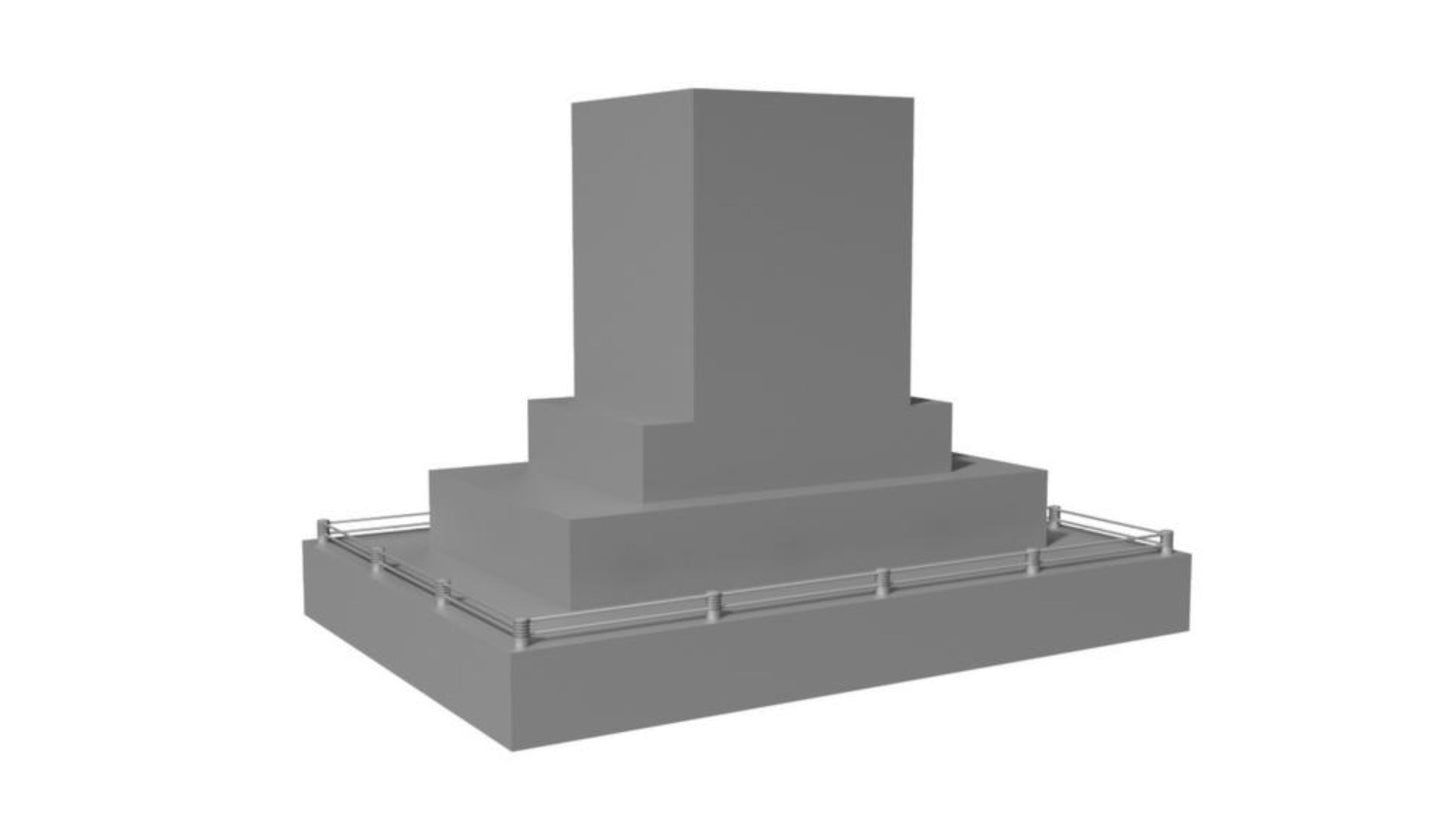 VENTAHOOD 54" Island Contemporary Range Hood - CILH9254