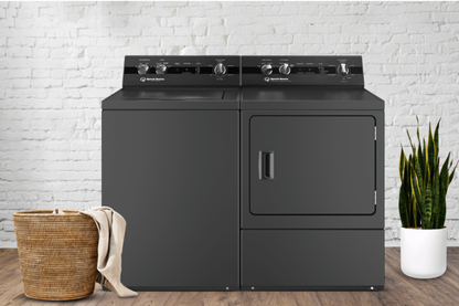 SPEED QUEEN DC5004BG DC5 Sanitizing Gas Dryer with Pet Plus Extended Tumble Steam Black - DC5004BG
