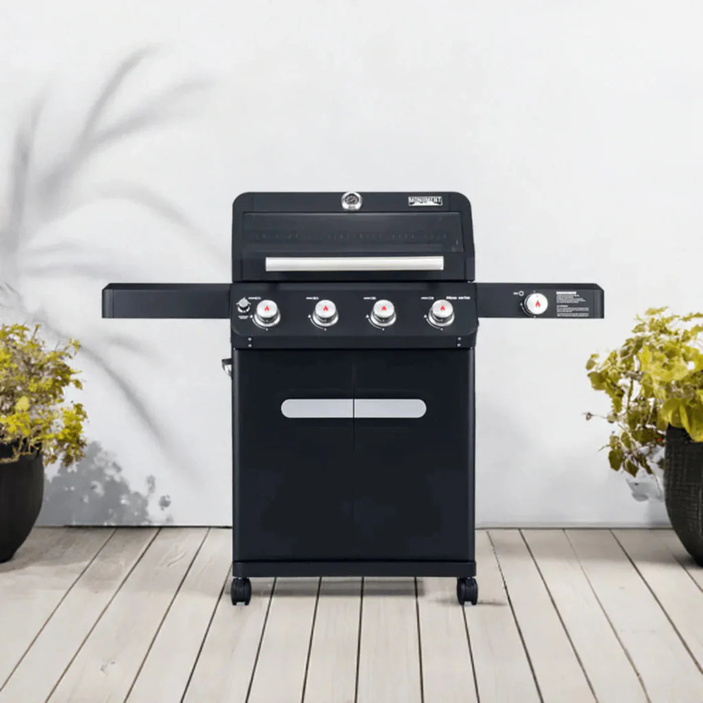 Monument Grills Mesa 425 Series | 4 Burner Propane Gas Grill in Black - M425