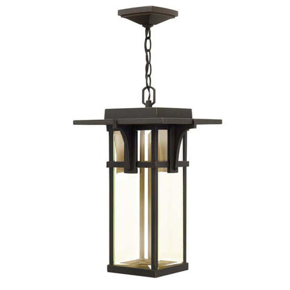 Hinkley Socket Outdoor Manhattan Oil Rubbed Bronze Hanging Light - 2322OZ