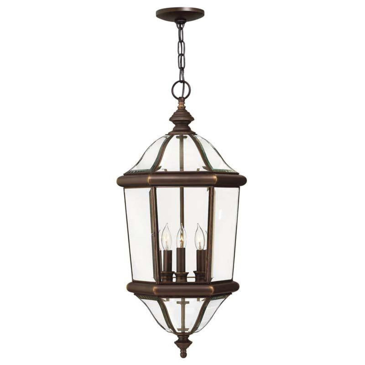 Hinkley Outdoor Augusta Copper Bronze Hanging Light - 2452CB