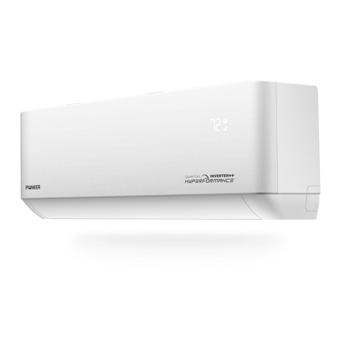 Pioneer Quantum Hyperformance 24,000 BTU 22.5 SEER2 230V High-Wall Ductless Energy-Star Mini-Split Air Conditioner Inverter Hyper Heat Pump Full Set - WYT024GLSI25RH-10S