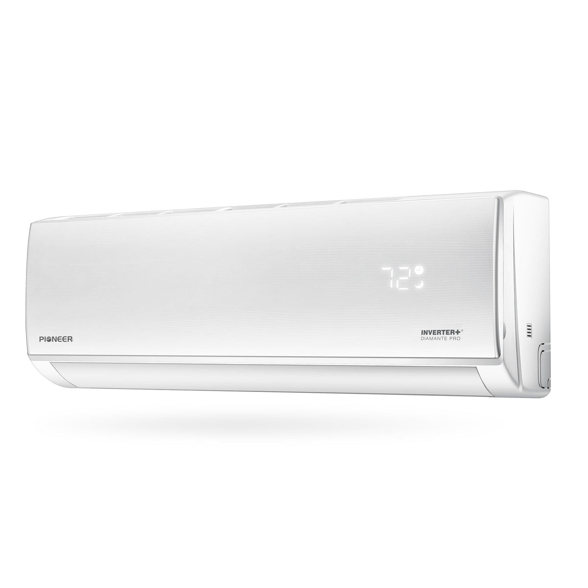 Pioneer Diamante Pro 9,000 BTU 19 SEER2 115V High-Wall Ductless Energy-Star Mini-Split Air Conditioner Inverter Heat Pump with 16 Ft. Kit - WYT009ALSI20RL