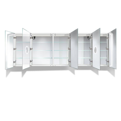 Krugg Svange 10236DLLRRR 102â€³ X 36â€³ LED Medicine Cabinet with Dimmer & Defogger SVANGE10236DLLRRR