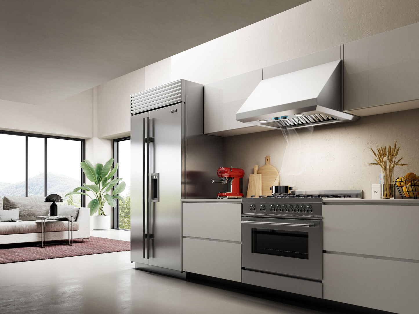 ELICA ECL136S4 CALABRIA Undercabinet Range Hood 36" wide - 1200CFM in Stainless Steel - ECL136S4