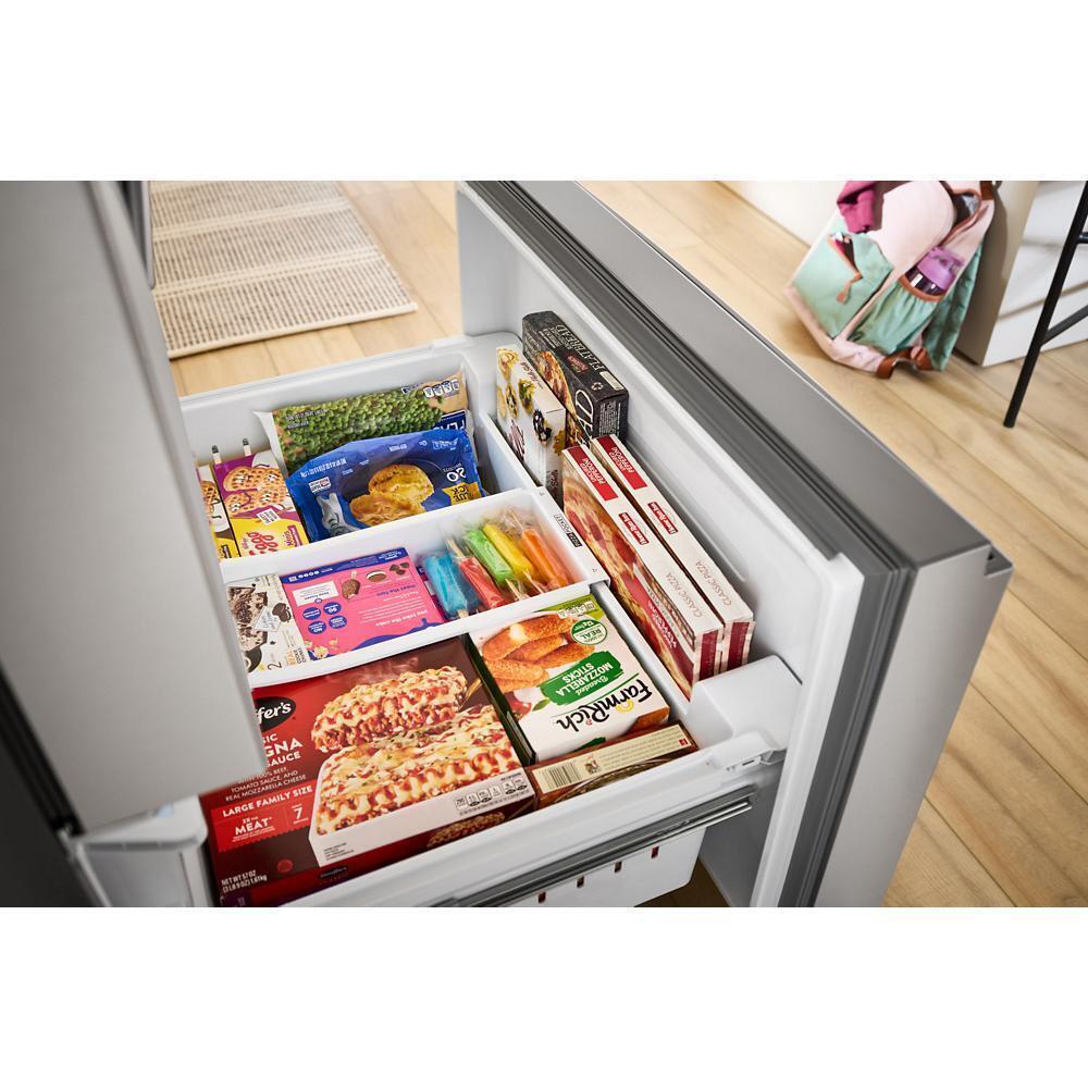 WHIRLPOOL WRMF3736SZ Whirlpool® 29 Cu. Ft. Family-Sized Capacity French Door Refrigerator with Flexible Temperature Drawer Stainless