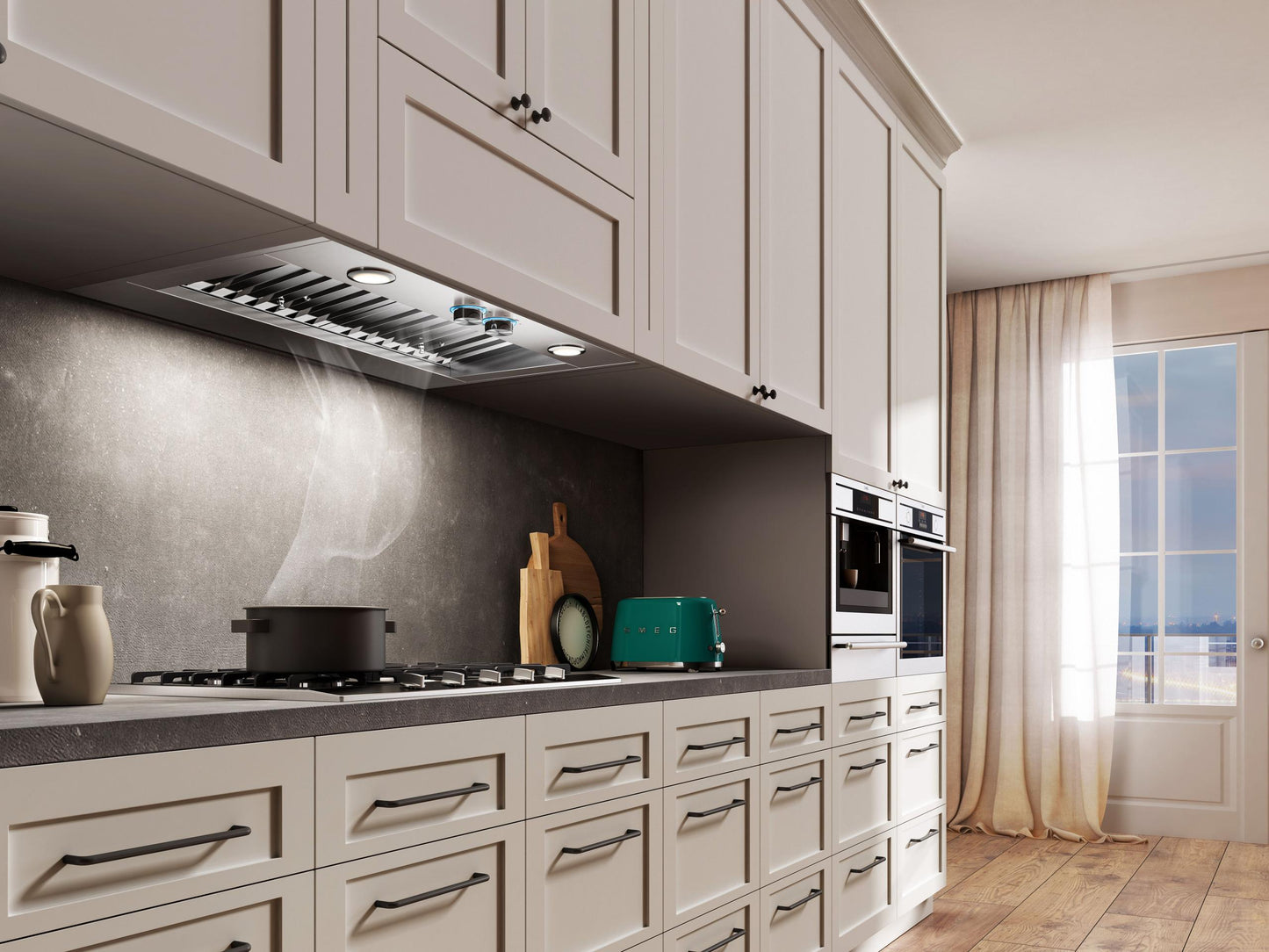 ELICA EAR134S4 AREZZO Insert Range Hood 34 1/2 wide - 1200CFM in Stainless Steel - EAR134S4