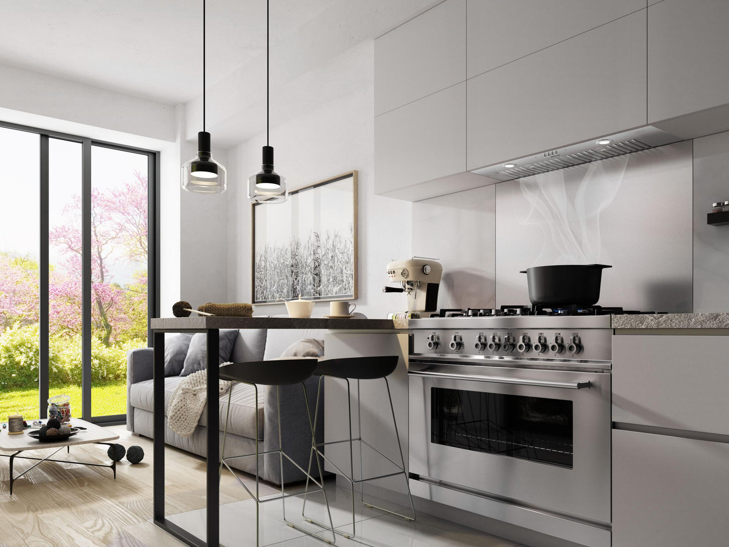 ELICA EPR628S2 PALERMO Insert Range Hood 28" wide - 600CFM in Stainless Steel-EPR628S2