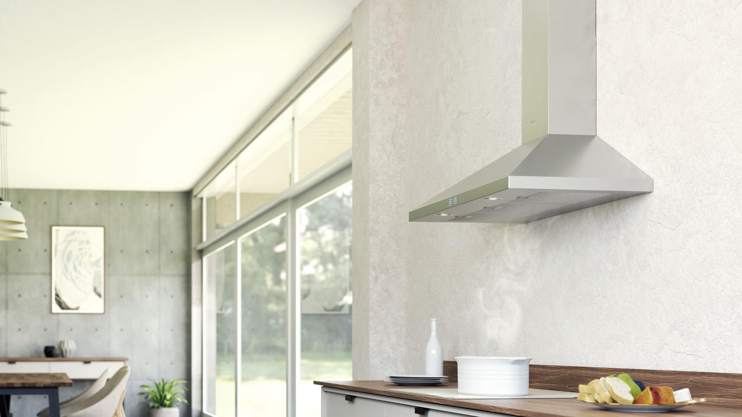ELICA EBS636SS BOLSENA Wall Mount Range Hood 36" wide - 600CFM in Stainless Stee - EBS636SS