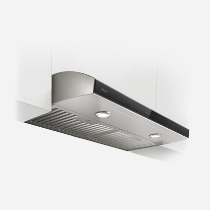 ELICA EAI430SS ARIA Undercabinet Range Hood 30" wide - 400CFM in Stainless Steel On Black-EAI430SS