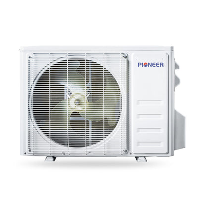 Pioneer Quantum Hyperformance 24,000 BTU 22.5 SEER2 230V High-Wall Ductless Energy-Star Mini-Split Air Conditioner Inverter Hyper Heat Pump Full Set - WYT024GLSI25RH-10S