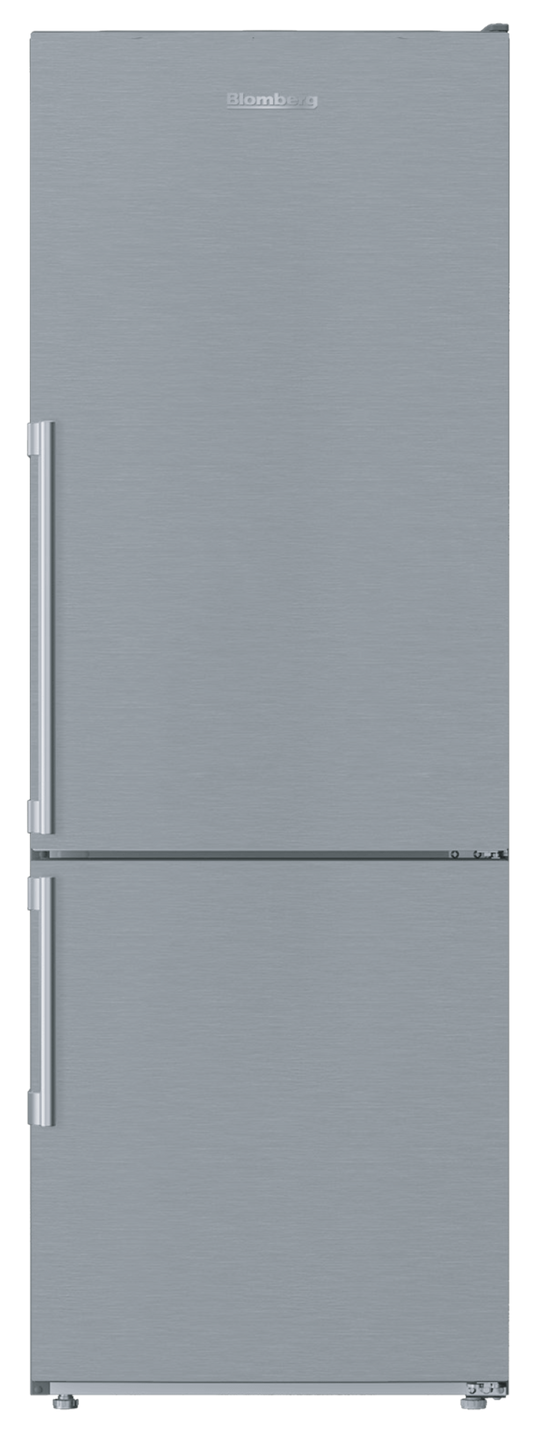 BLOMBERG APPLIANCES BRFB1046SS 24" Counter-Depth Bottom Freezer Refrigerator With Ice Maker in Stainless Steel With Gray Case - BRFB1046SS